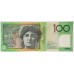 AUSTRALIA 1998 . ONE HUNDRED 100 DOLLARS BANKNOTE . EVANS/MacFARLANE . LAST PREFIX CF
